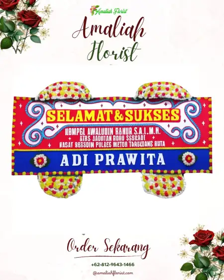 Papan Bunga Ucapan Selamat Sitiadi